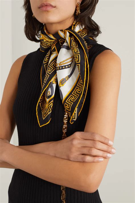 versace scarf price in india|Versace silk scarf women.